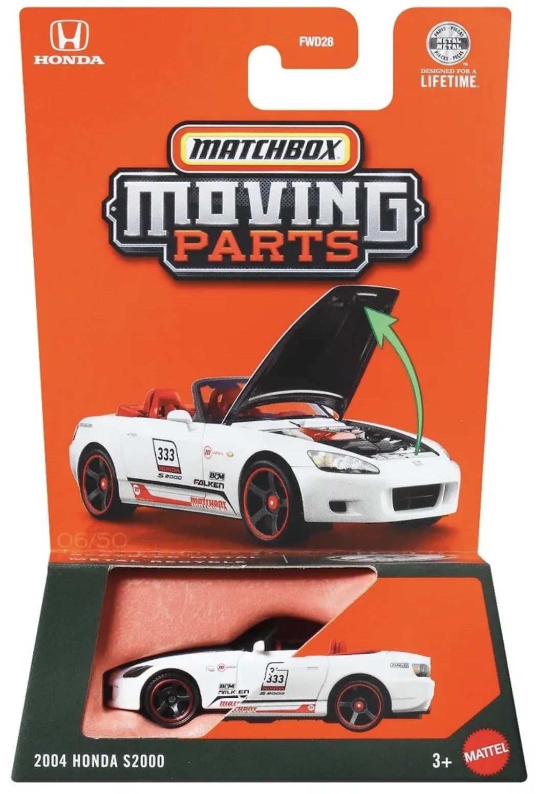 Matchbox 2004 Honda S2000 Moving Parts New 2026