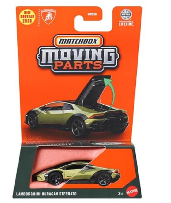 Matchbox Lamborghini Huracan Sterrato Moving Parts New 2025
