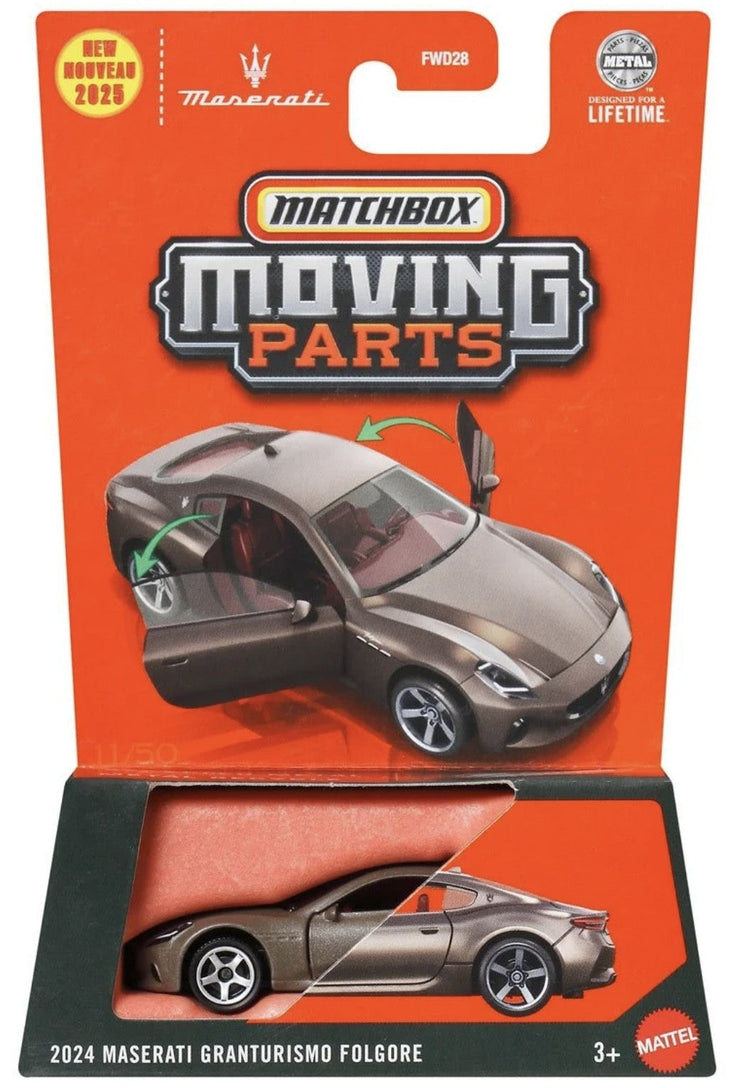 Matchbox 2024 Maserati Granturismo Folgore Moving Parts New 2025