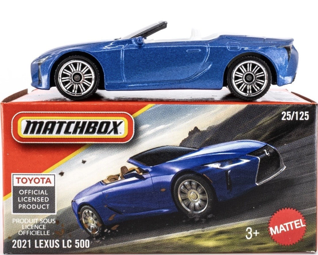 Matchbox 2021 Lexus LC 500 Power Grabs New 2026