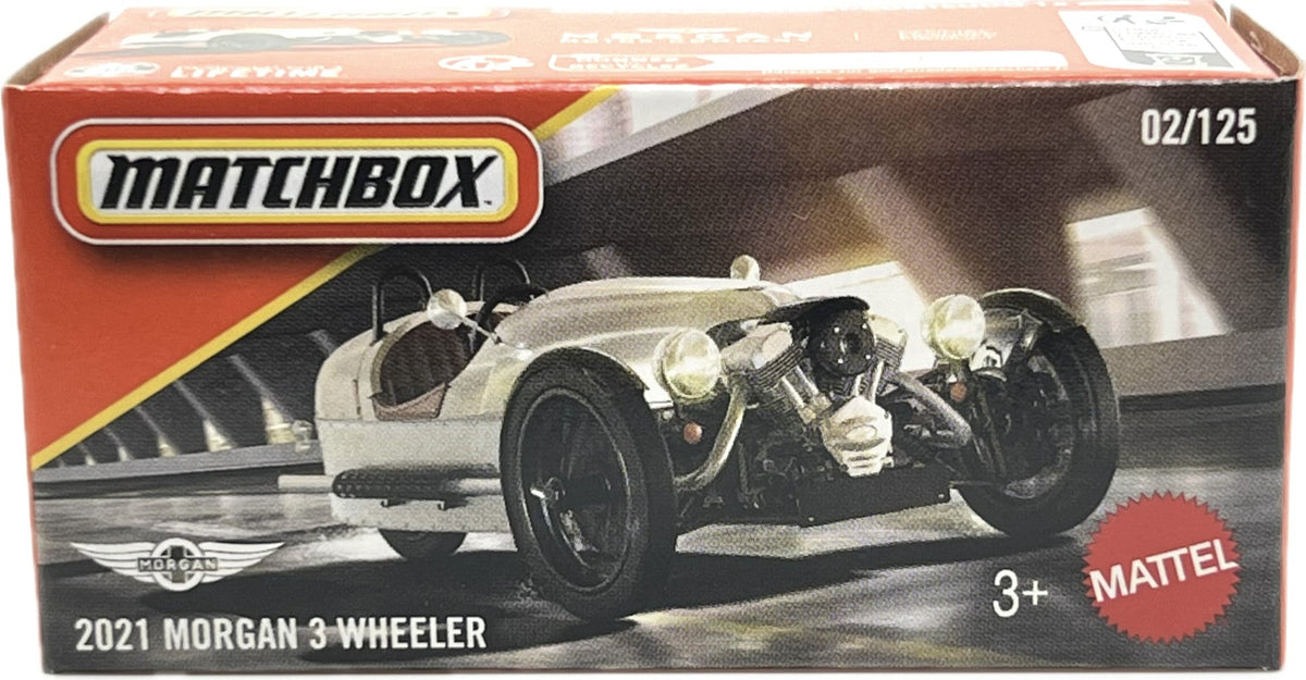 Matchbox 2021 Morgan 3 Wheeler Power Grabs New 2026