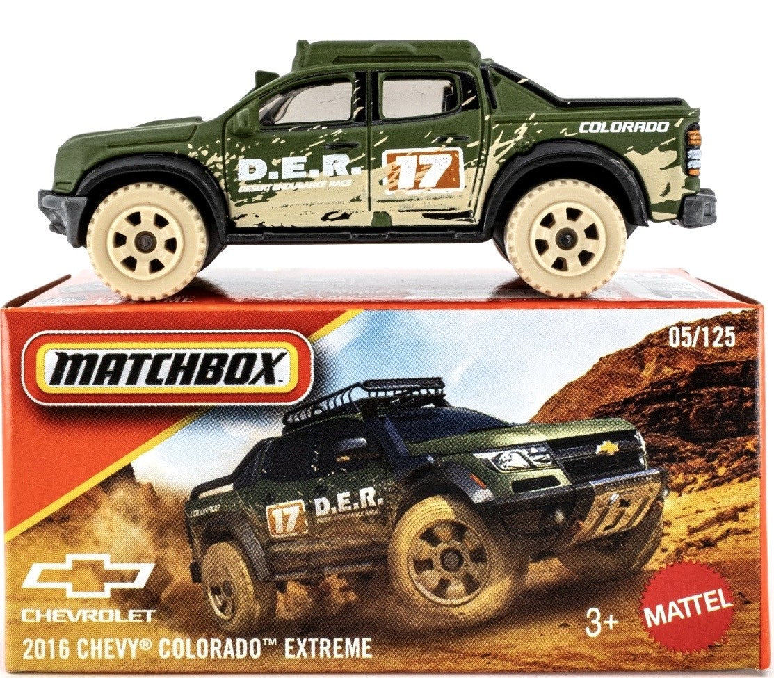 Matchbox 2016 Chevy Colorado Extreme Power Grabs New 2026