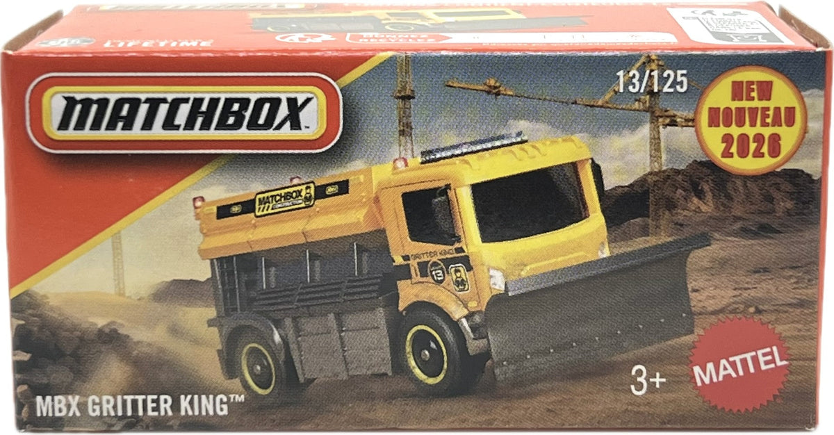 Matchbox MBX Gritter King Power Grabs New 2026