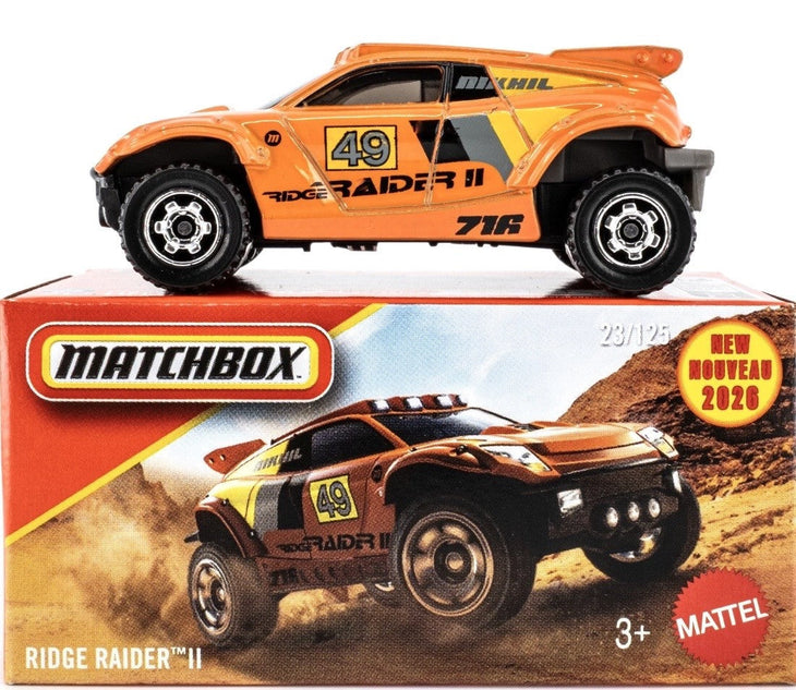 Matchbox Ridge Raider II Power Grabs New 2026
