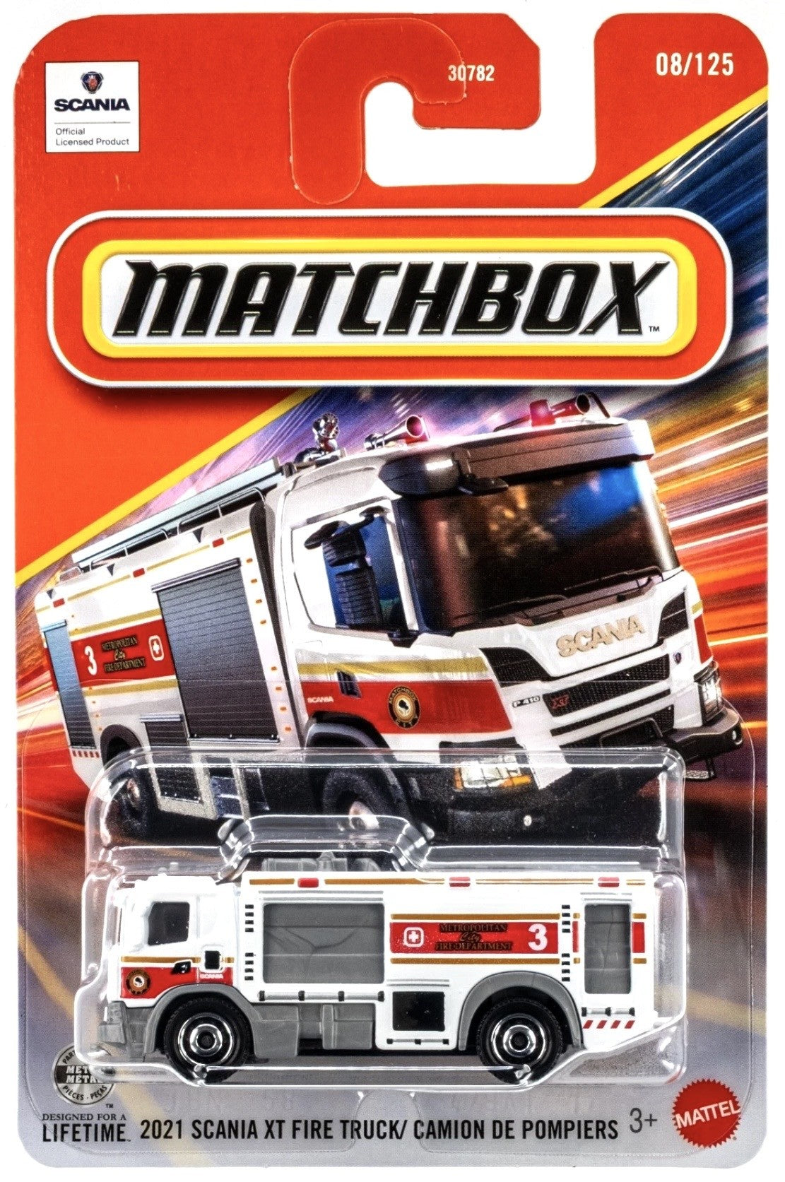 Matchbox 2021 Scania XT Fire Truck New 2026