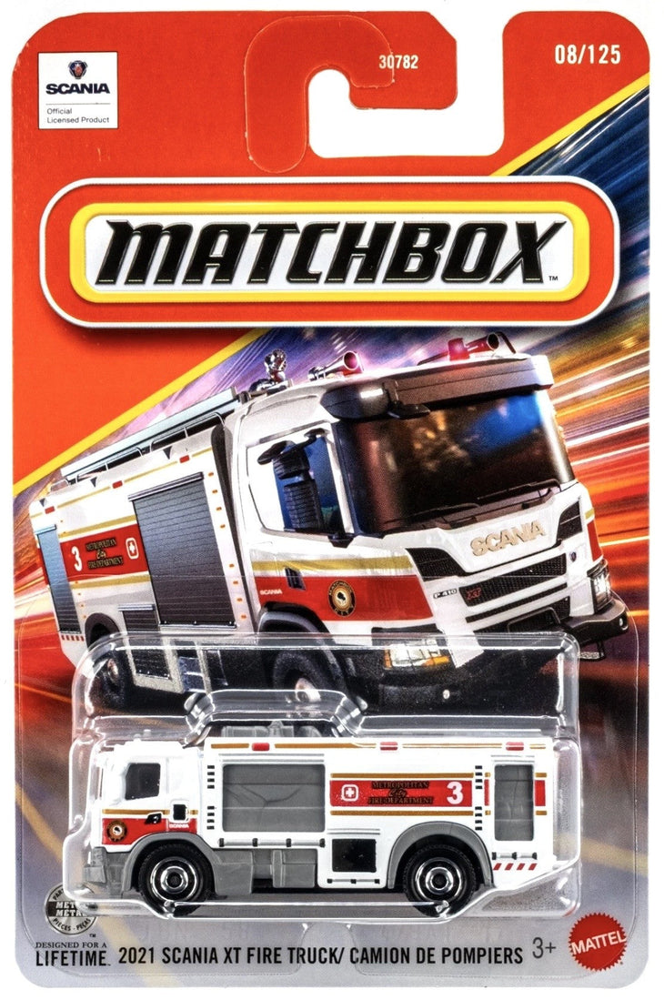 Matchbox 2021 Scania XT Fire Truck New 2026