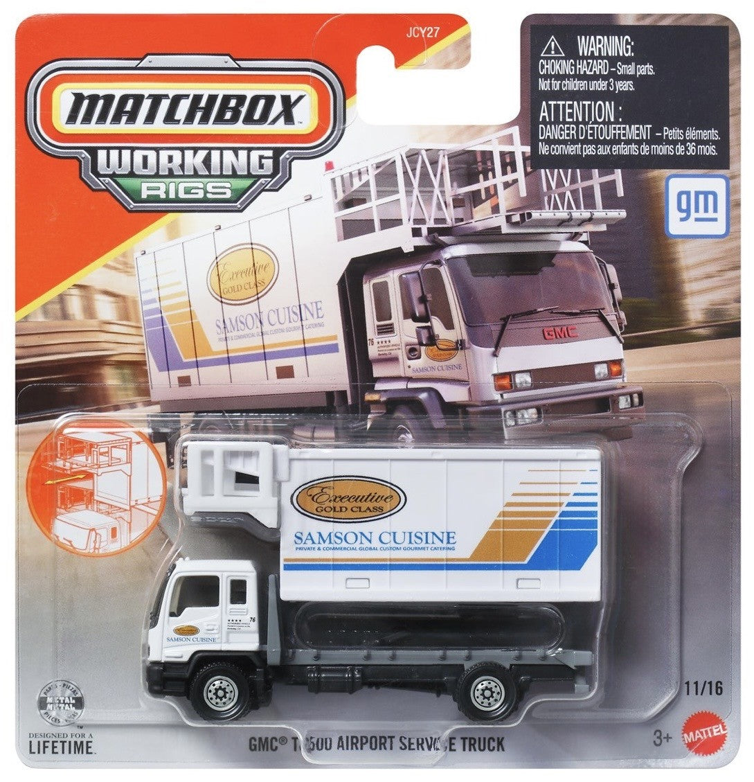 Matchbox GMC T1500 Airport Service Truck Working Rigs 979H