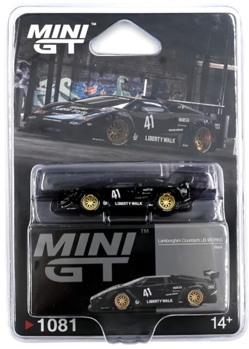 Mini GT Lamborghini Countach LB-Works 1:64 Scale