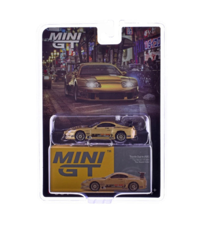 Mini GT Toyota Supra A80 Top Secret GT 300 1:64 Scale