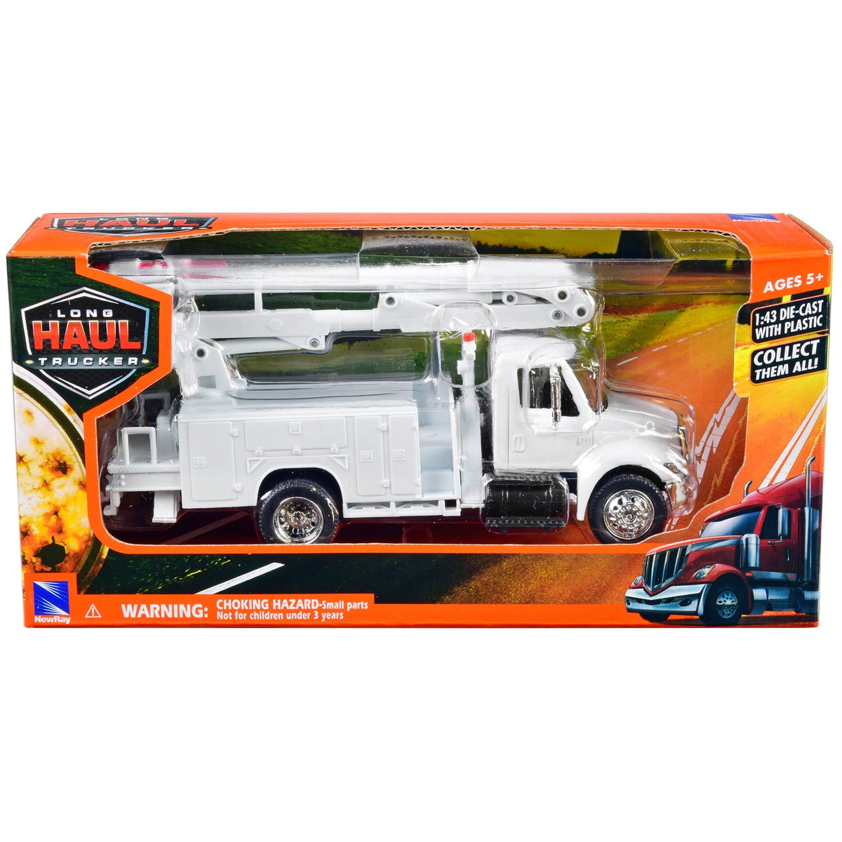 New Ray 1:43 International 4200 Line Maintenance – Utility White