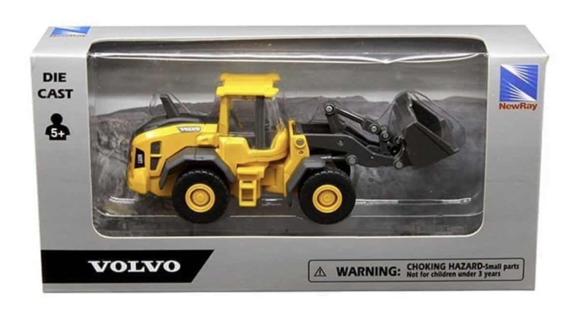 New Ray Volvo Construction Wheel Loader 60H Yellow 1:50 Scale0 Scale